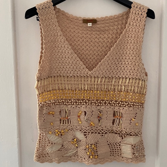 VINTAGE KENZO BEADED KNIT - Picture 2 of 8